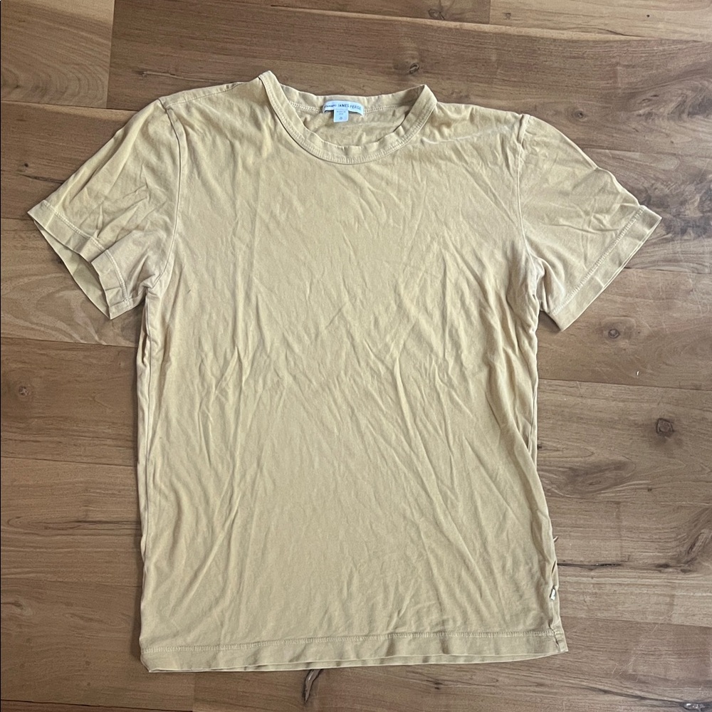 James Perse Light Tan Short Sleeve Tee